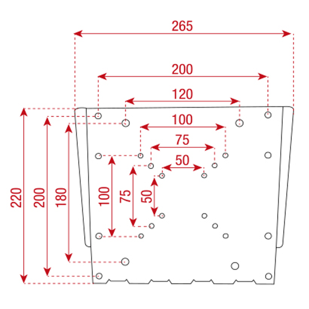 LCD-201L Monitor Mount voor 23
