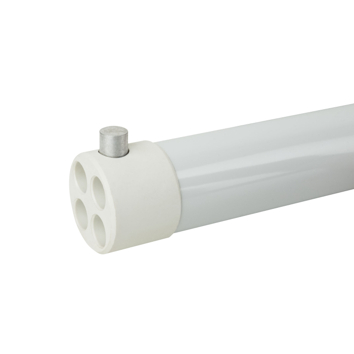 Pipe and Drape Fixed Upright | Wit (100 cm)