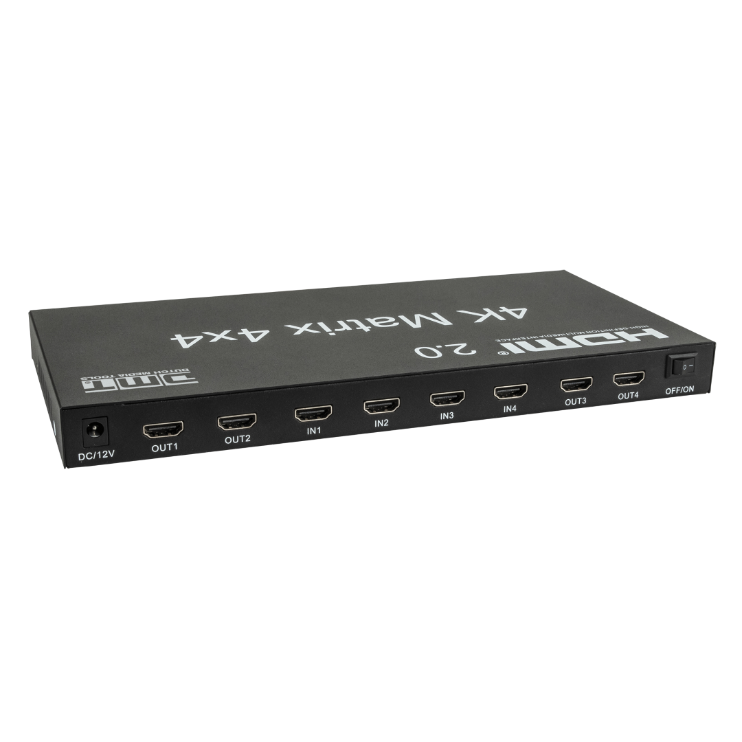 VT101 - HDMI Matrix 4x4 4-in / 4-uit routeerbare HDMI-schakelaar met afstandsbediening