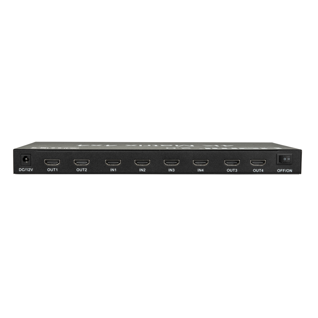 VT101 - HDMI Matrix 4x4 4-in / 4-uit routeerbare HDMI-schakelaar met afstandsbediening
