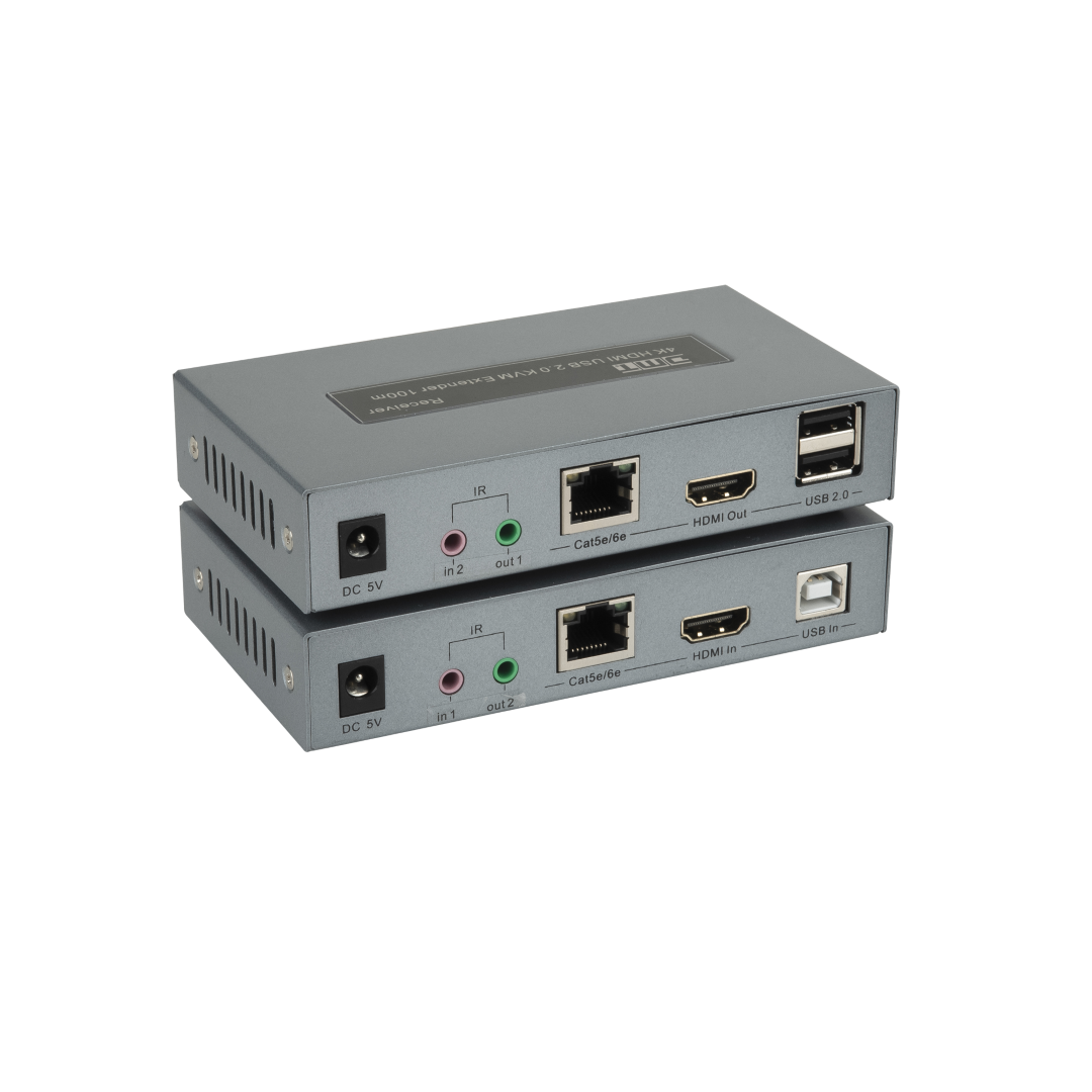 VT201 - 4K-KVM HDMI / USB Extender Set USB- en HDMI-signaaloplossingen voor lange afstanden