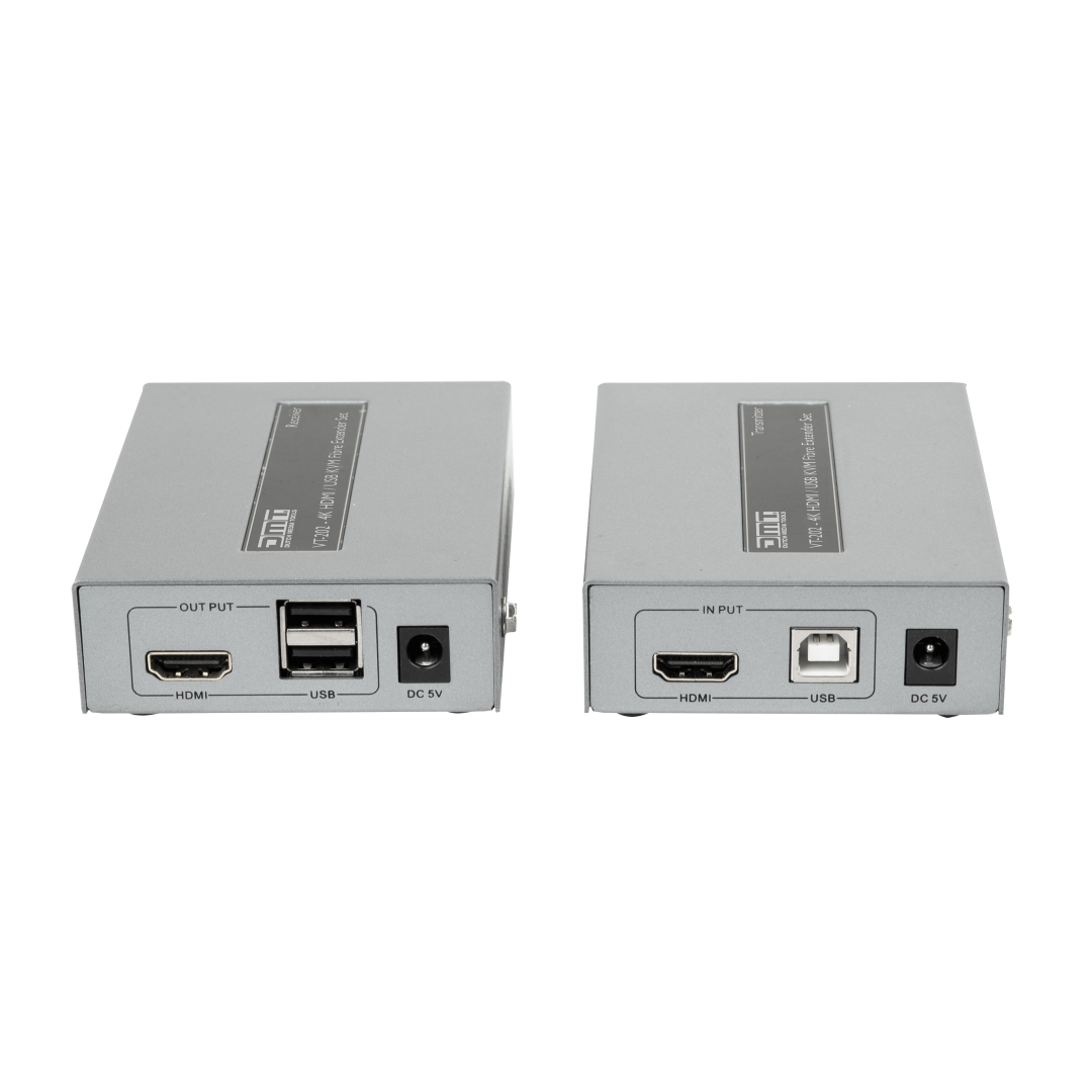 VT202 - KVM HDMI / USB Fibre Extender Set Lange afstand glasvezel USB & HDMI signaaloplossing