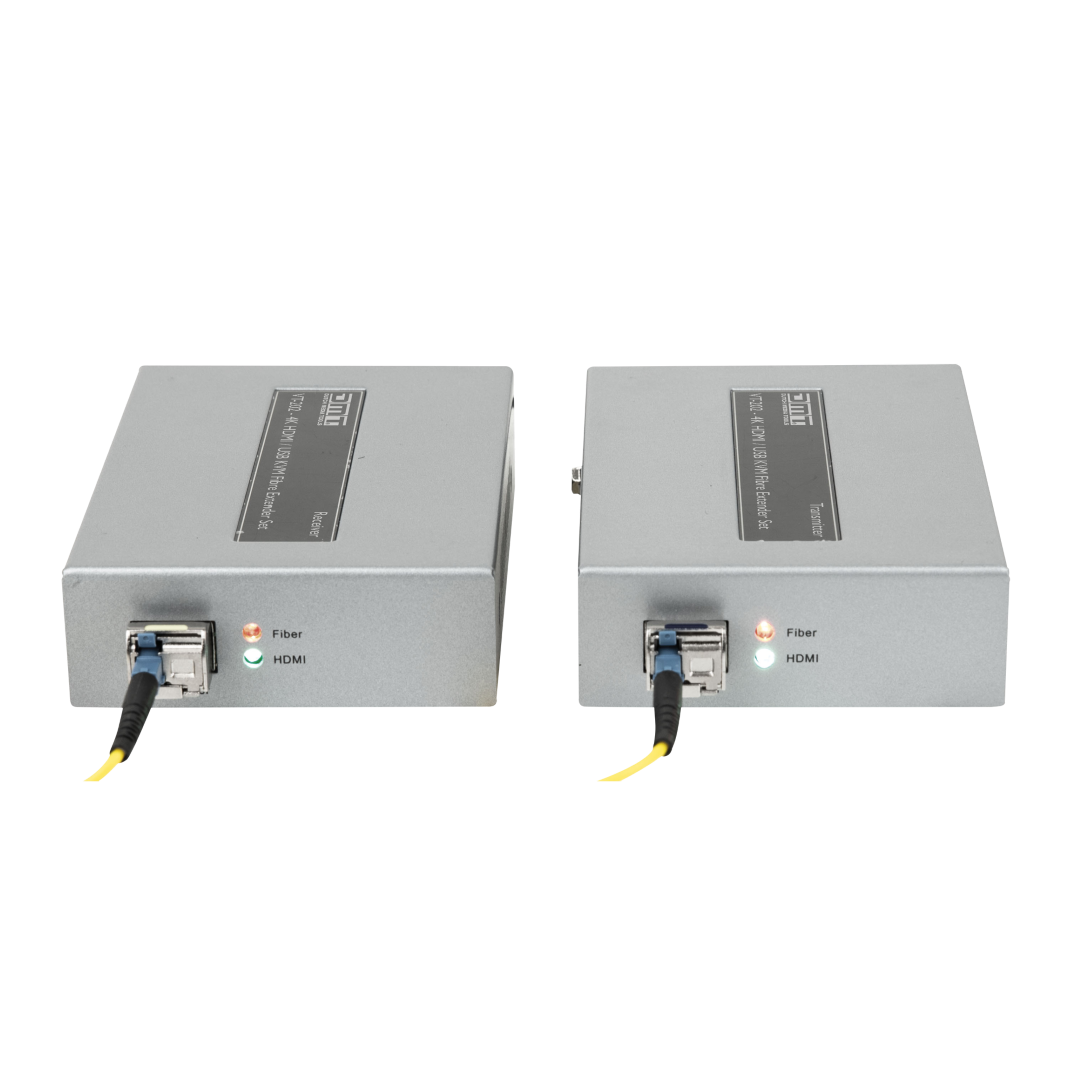 VT202 - KVM HDMI / USB Fibre Extender Set Lange afstand glasvezel USB & HDMI signaaloplossing