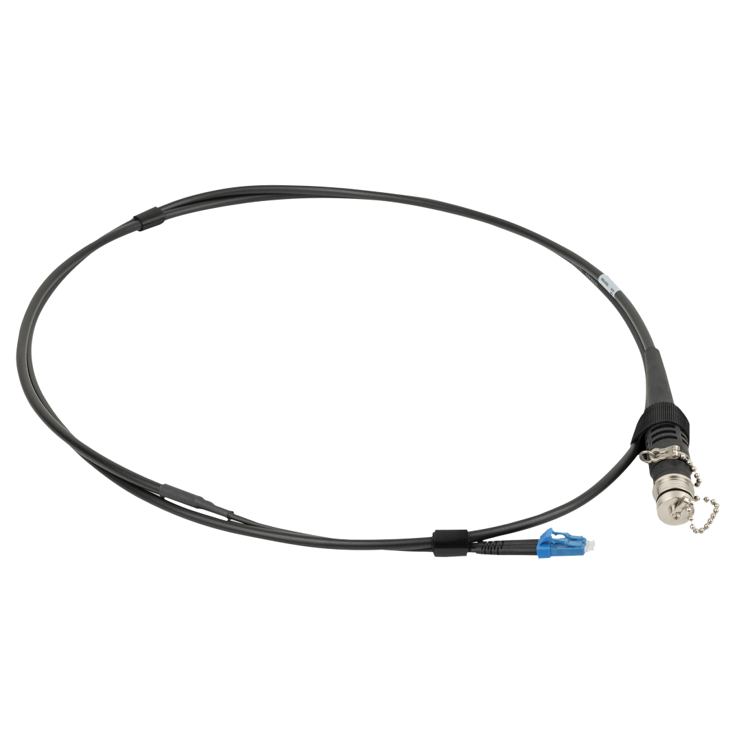 Break-out Cable 2 m, Q-ODC2-F to 2x LC simplex Glasvezelkabel