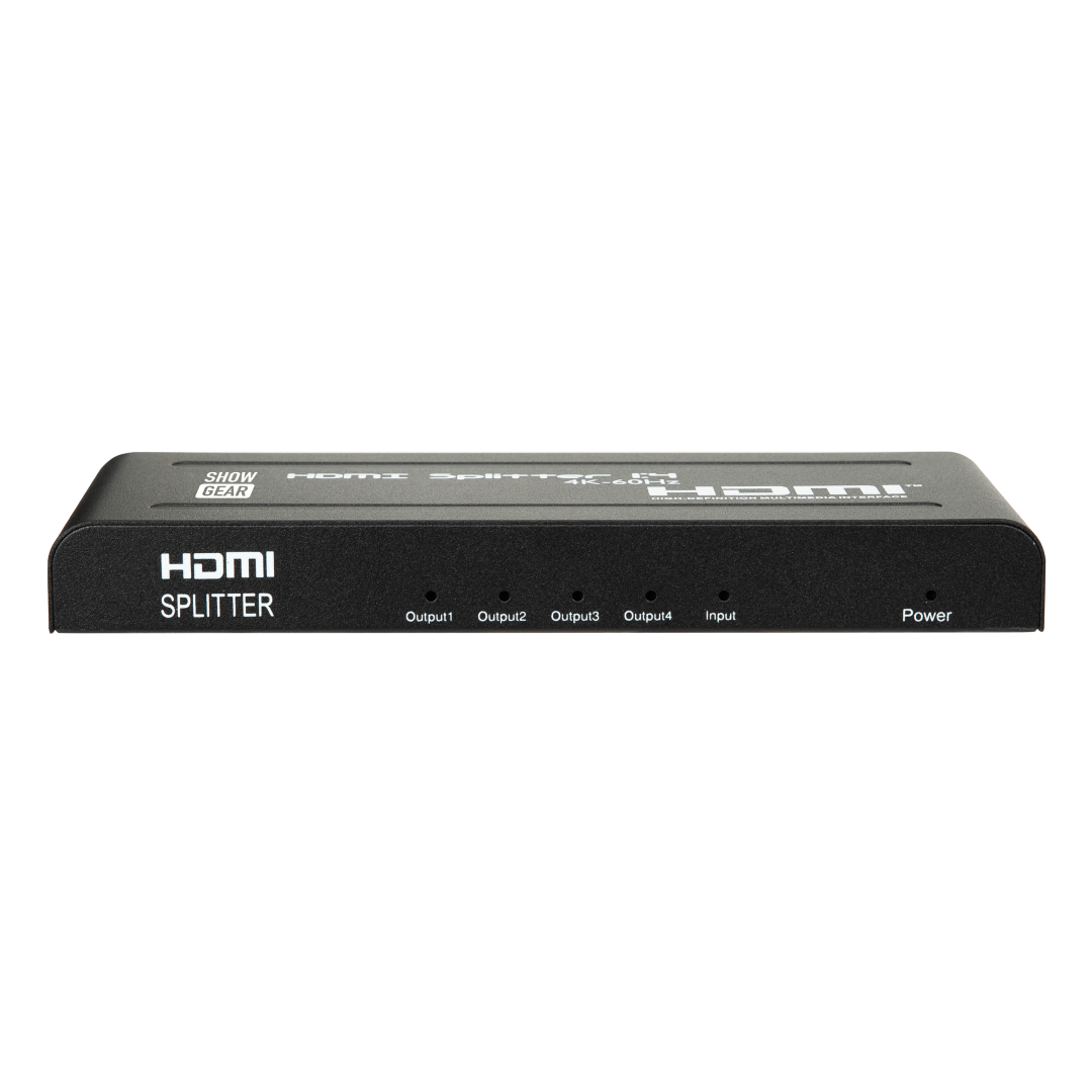 HDMI 2.0 Splitter 1 in 4 out 1 in, 4 uit, 4K 60 Hz, 18 Gbps