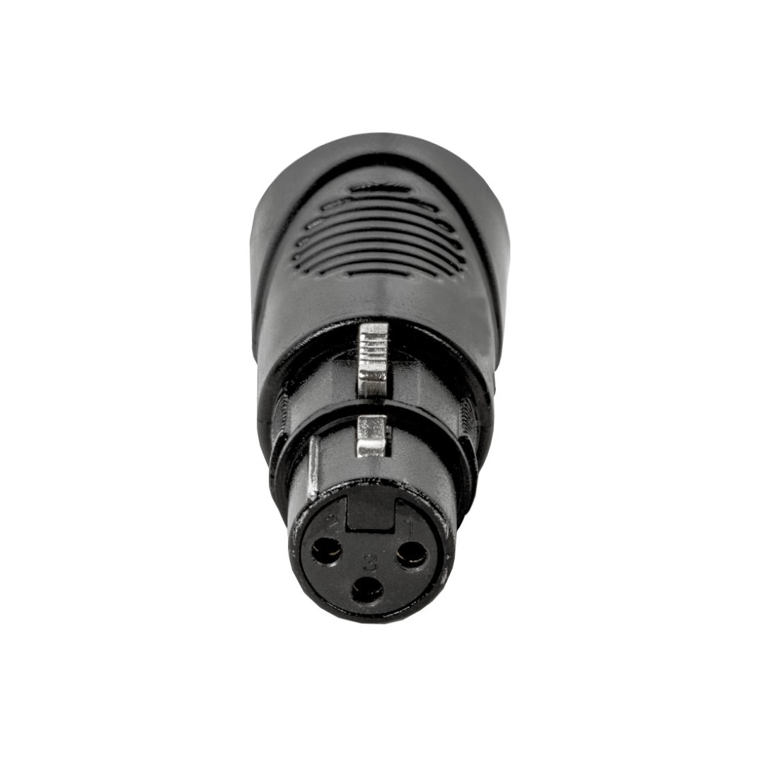 DMX via Cat RJ45 verloop naar 3 polen vouwelijk XLR