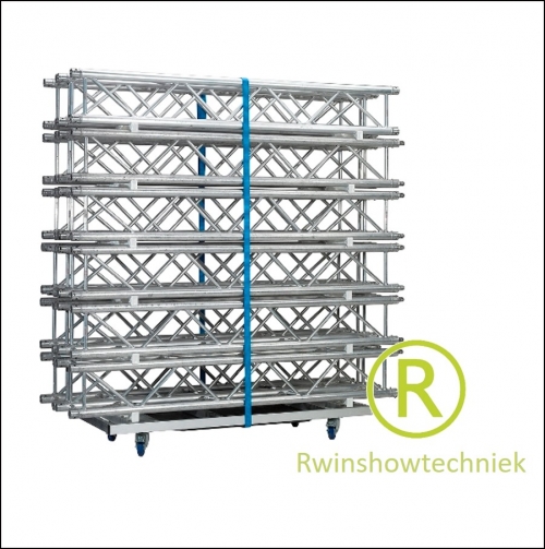 trussen huren 12 x 2 meter met trusskar 