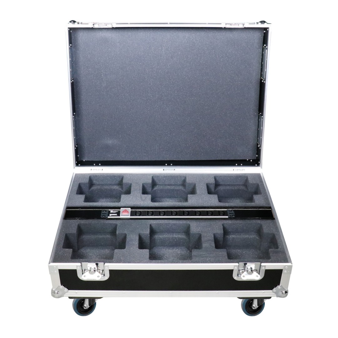 Flightcase voor Element Par 6 stuks ADJ Touring/Charging 