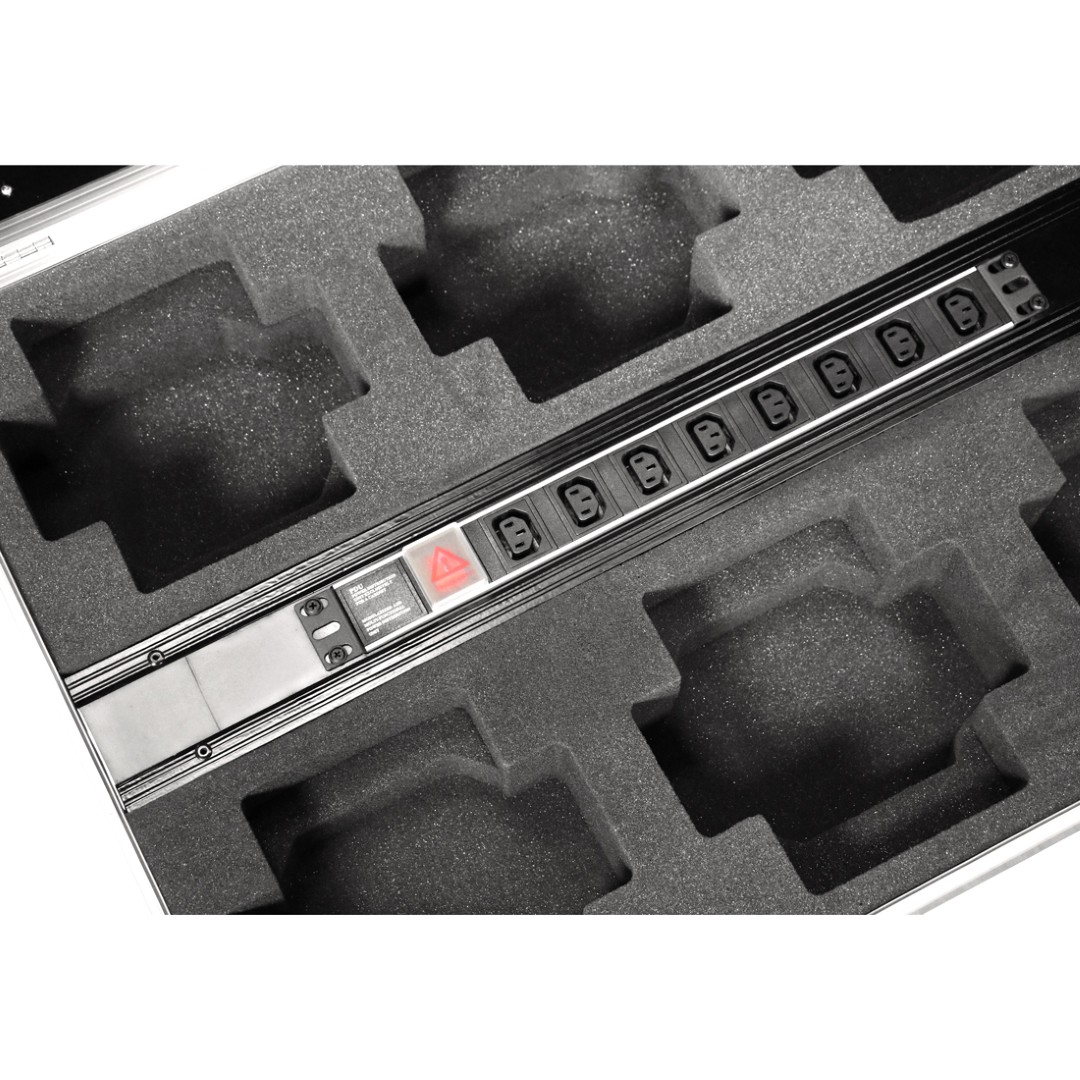 Flightcase voor Element Par 6 stuks ADJ Touring/Charging 