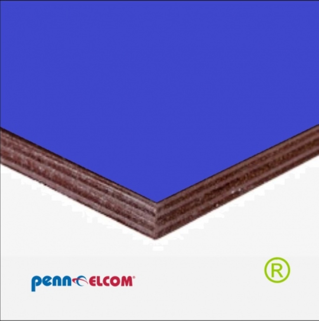 Flightcasehout blauw 10 mm X10090K30b 2 platen elk 122x122cm