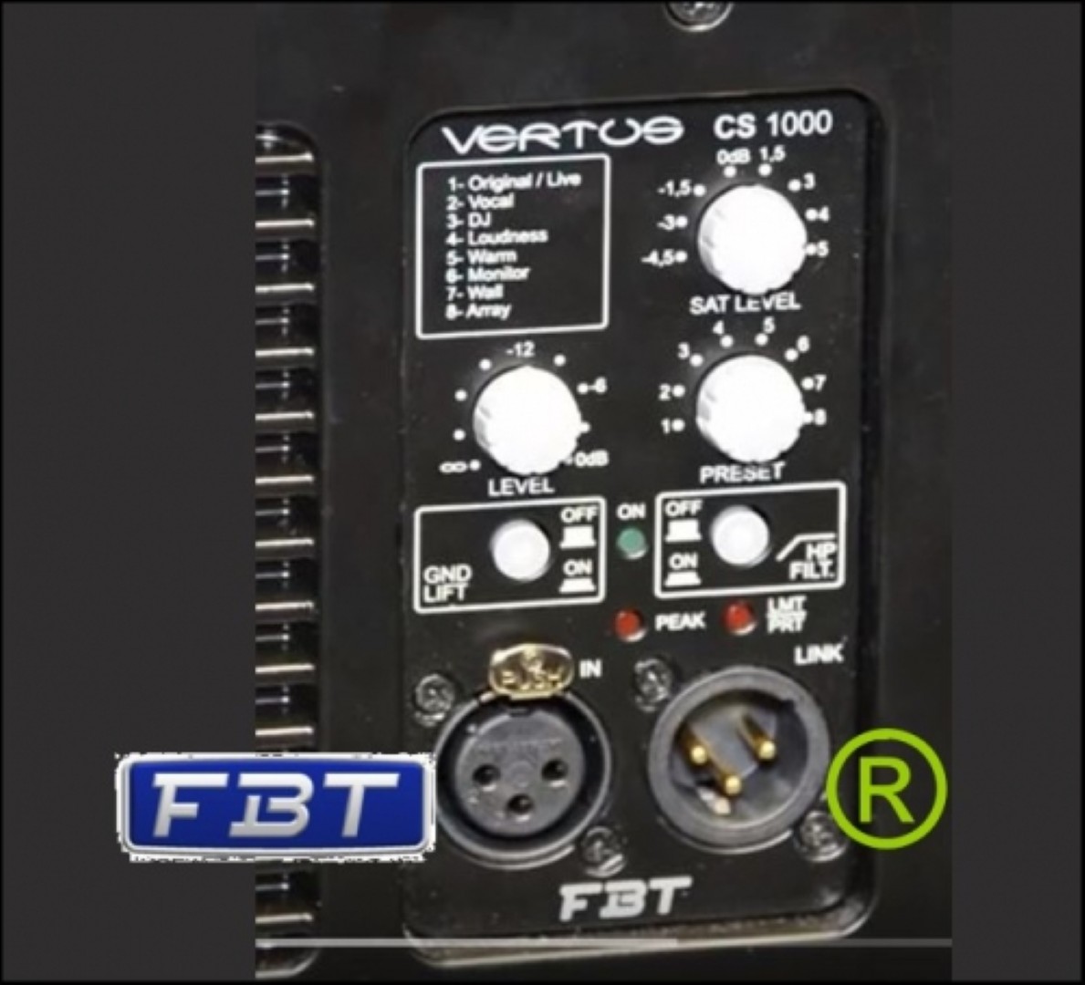 Geluidsset CS1000 betsaande uit 2 sets.