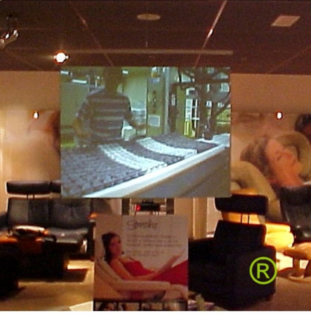 Zwevendbeeld effect voor Brightscreen scherm