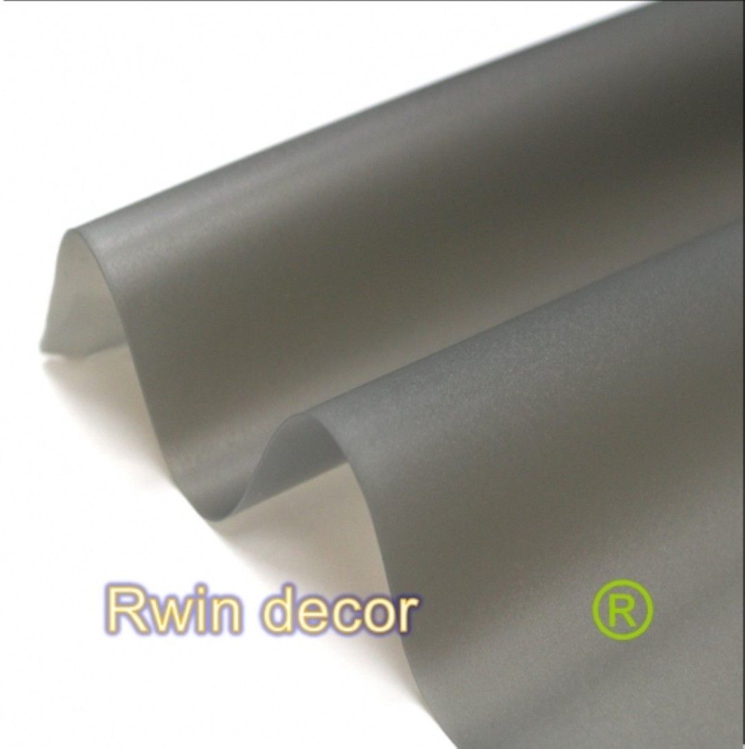 Doorzichtprojectiedoek PVC grijs van de rol 220 cm per meter - voor Beamerprojectie