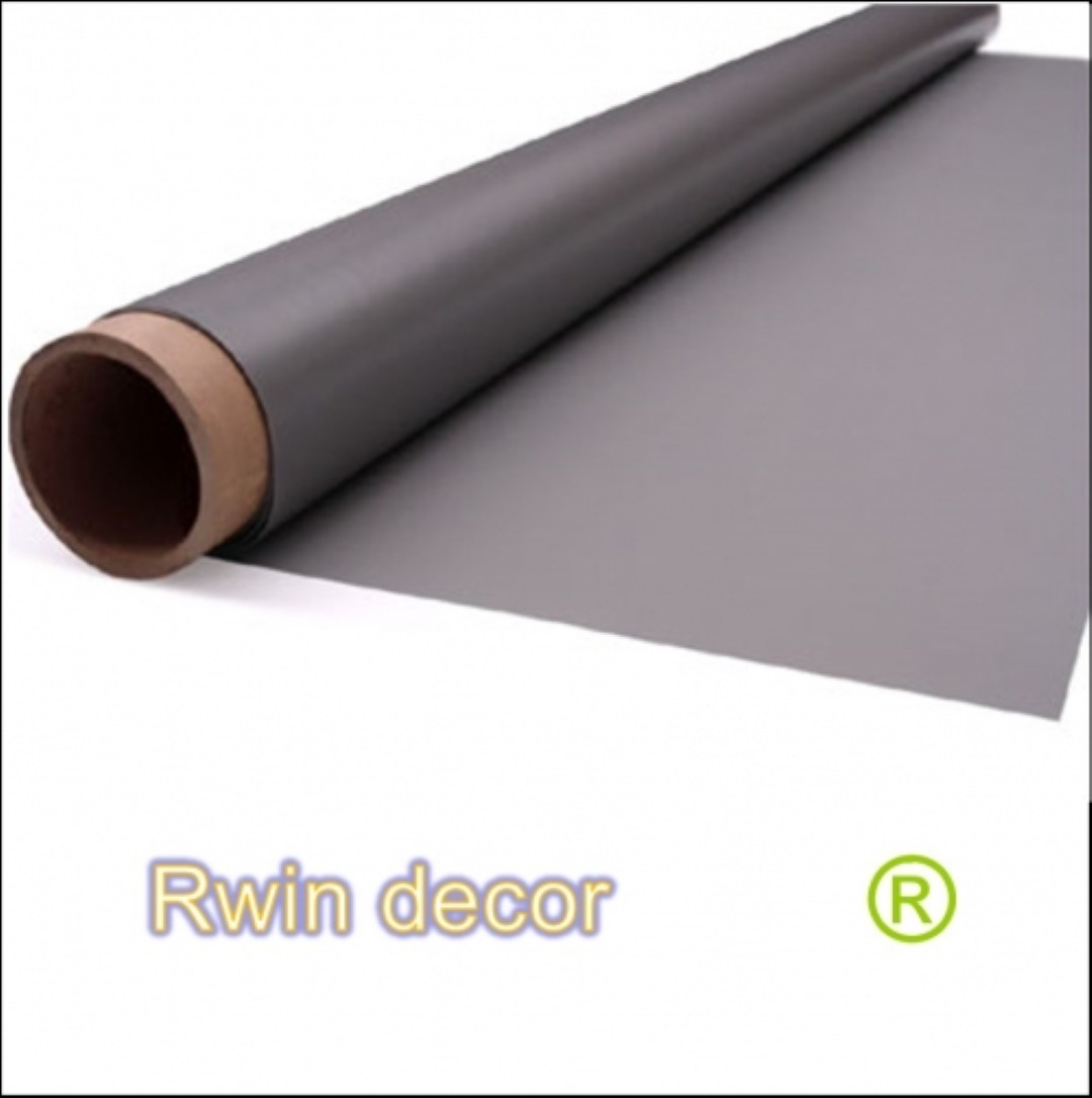 Doorzichtprojectiedoek PVC grijs van de rol 140 cm per meter - voor Beamerprojectie