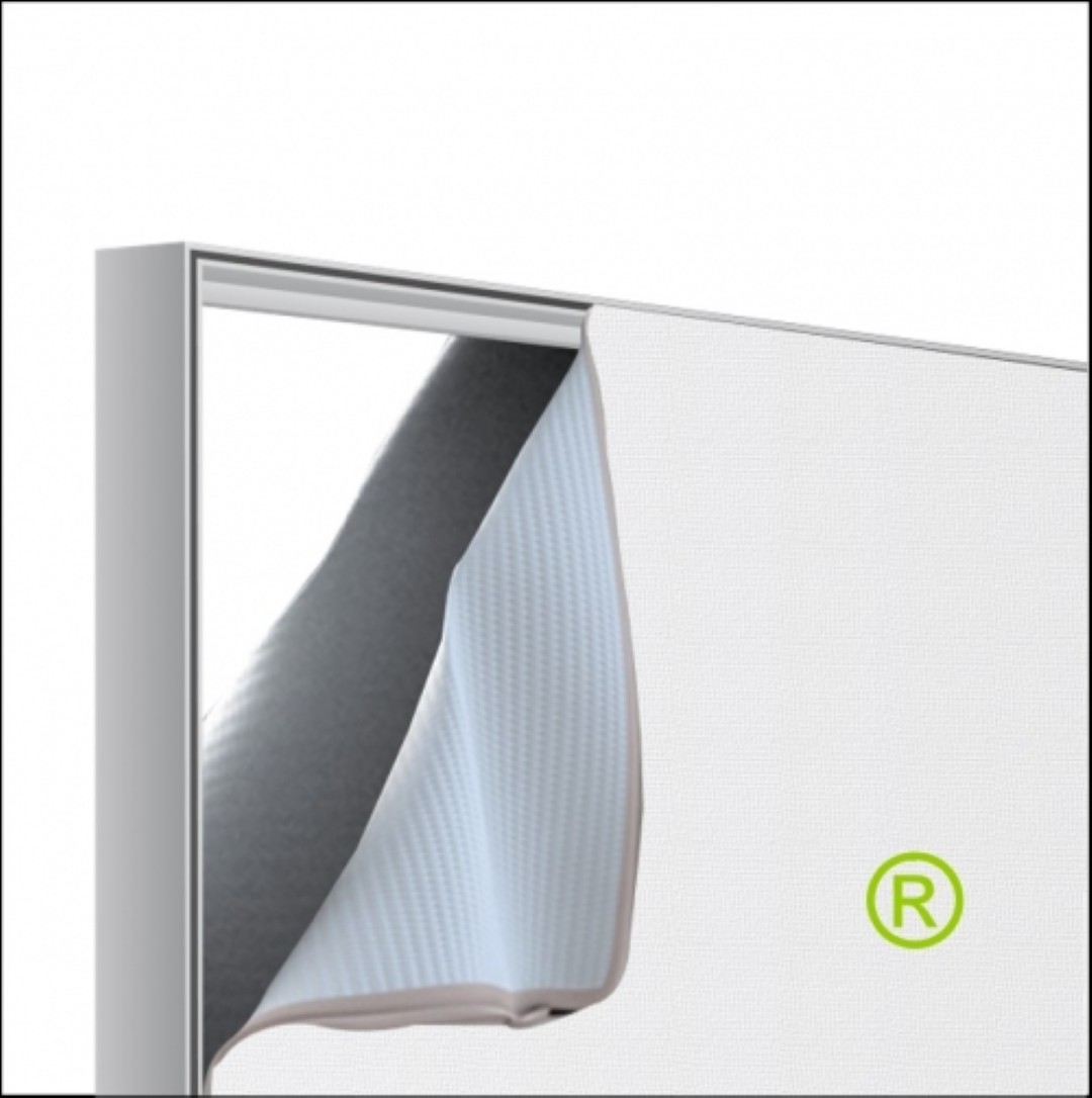 Projectiescherm met spanframe 150 x 267 cm