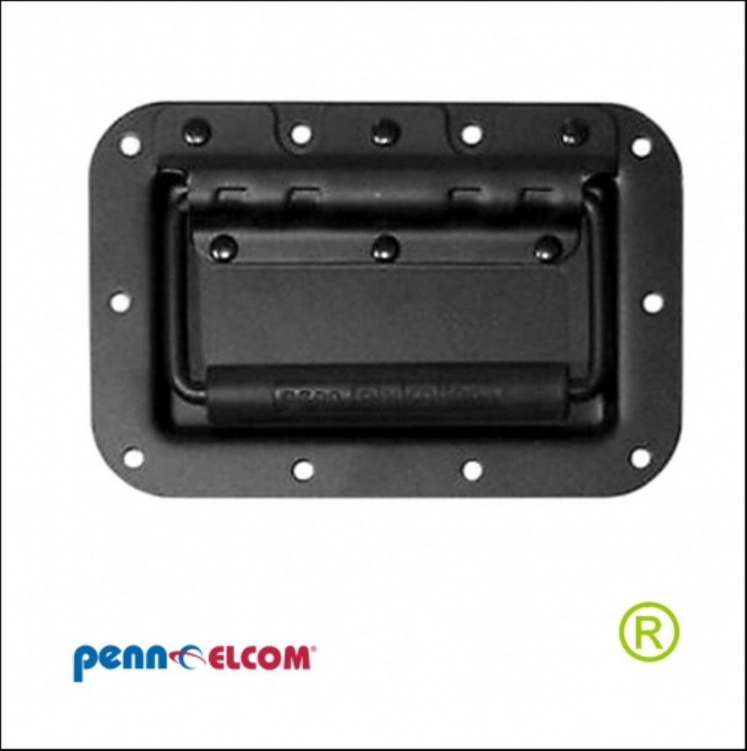 Inbouw handvat zwart medium H7159K