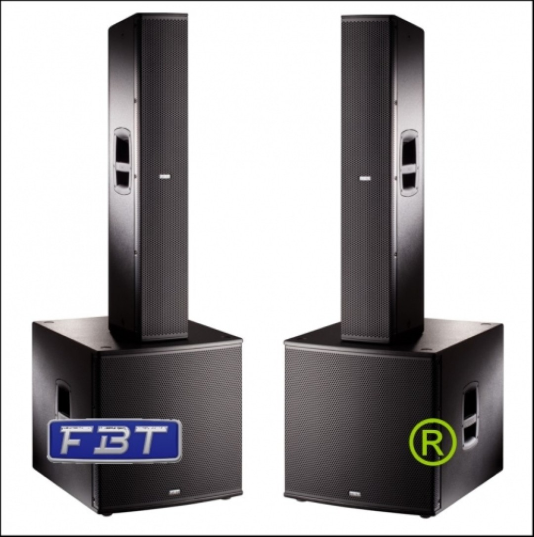 Geluidsset 2 x 2.100 watt 134dB FBT CLA118 en CLA406 - Huren