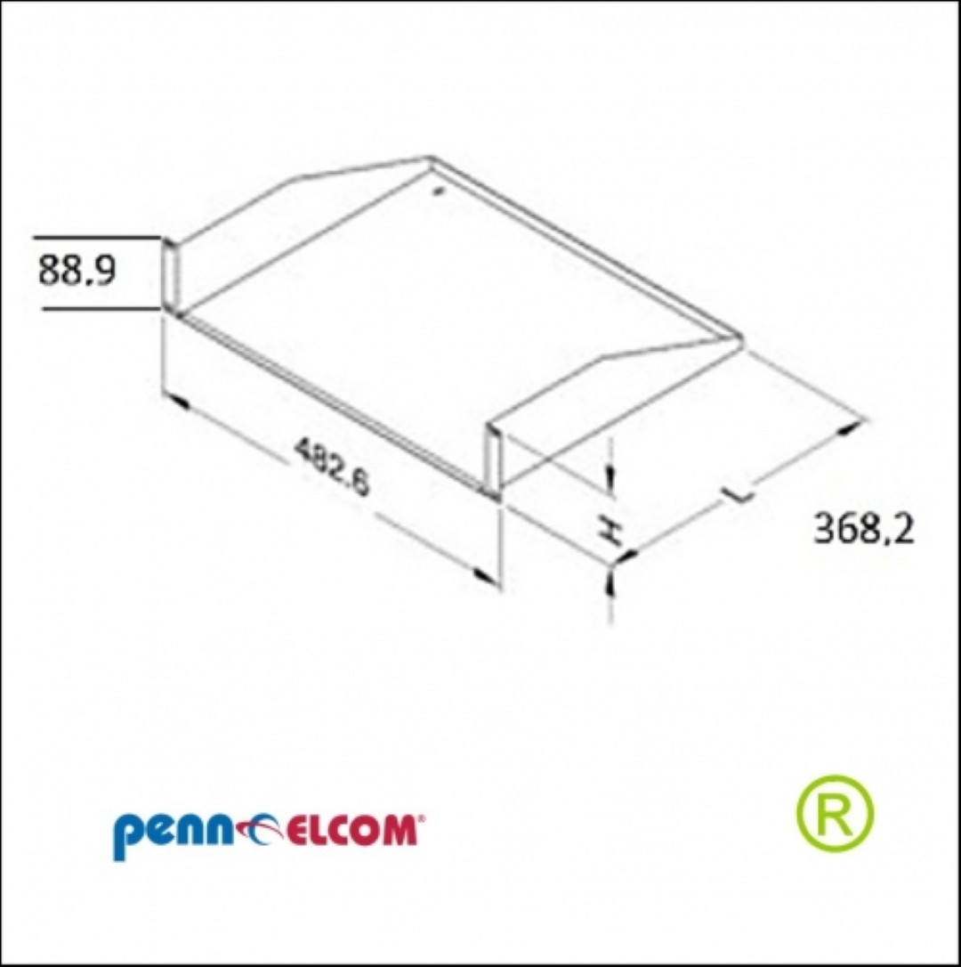 19 inch rekhouder universeel R1194/2Uk