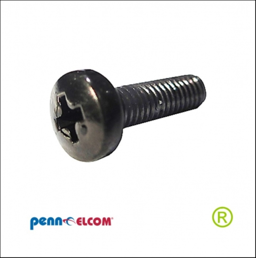 bout, kruiskop M6x16, zwart, 16mm 100 stuks SG-6010/2-100