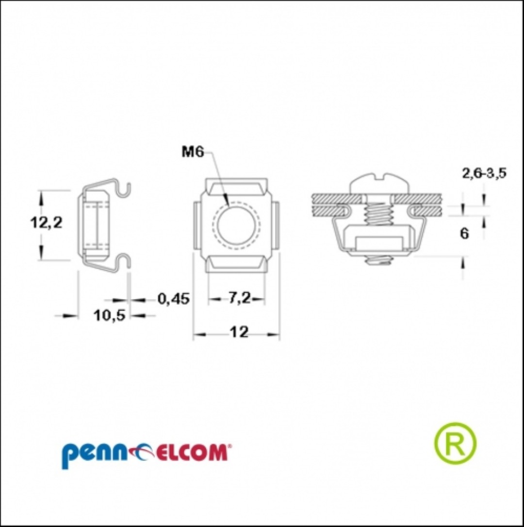 Kooimoer voor RG-6000, RG-6108 per 100 stuks SG-6010/1