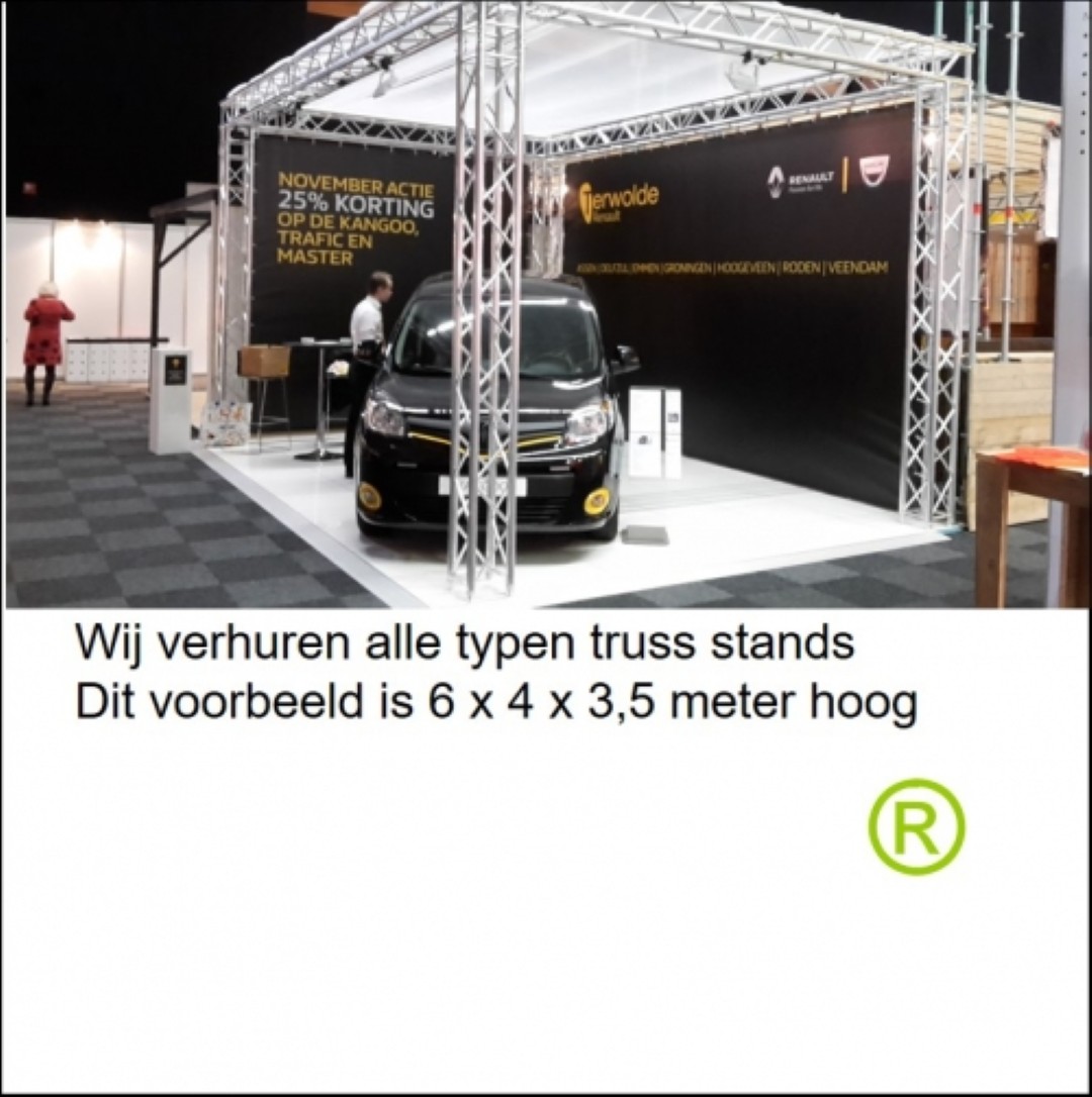 Beursstand 6 x 4 meter huren