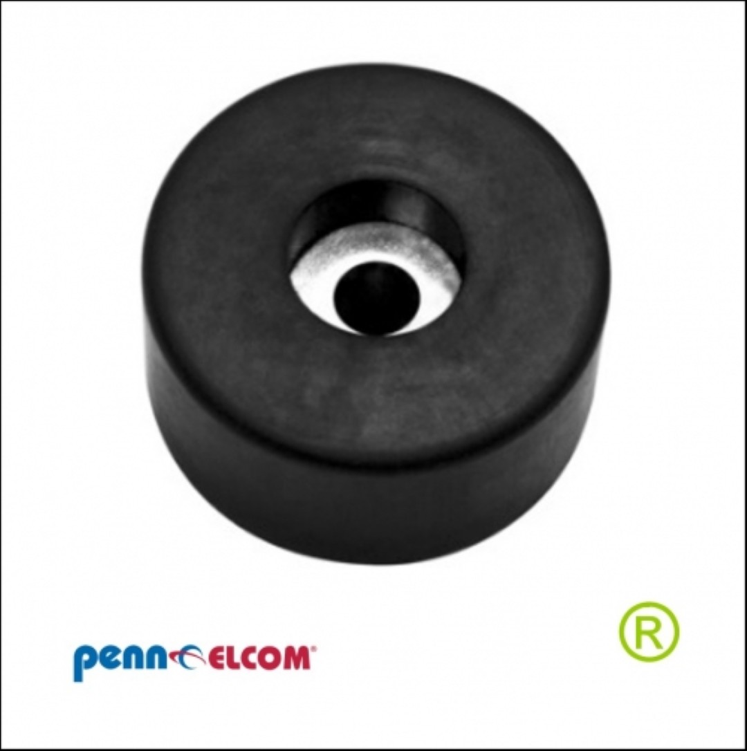 Bodem dop Rubber 38 x 19 mm hoog F1686/20