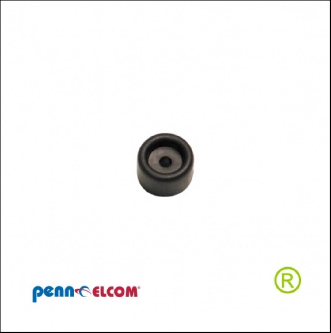 Bodemdop Rubber 18 x 10 mm hoog F1694