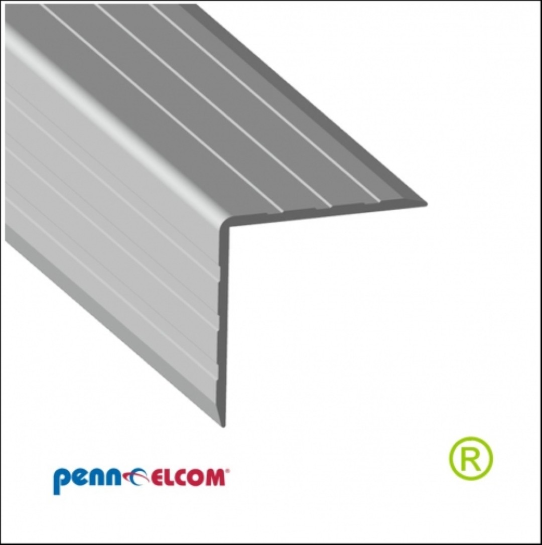 Hoeklijn 30x30mm aluminium EG-0100 per 2 meter alleen voor afhalen.