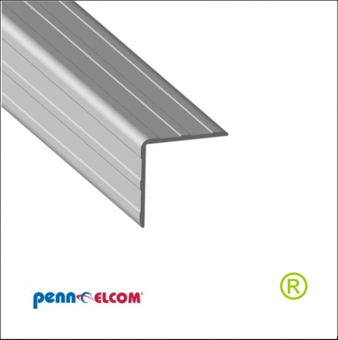 Hoeklijn 20x20mm EG-0121 Aluminium 1,2 mm dikte per 100 cm