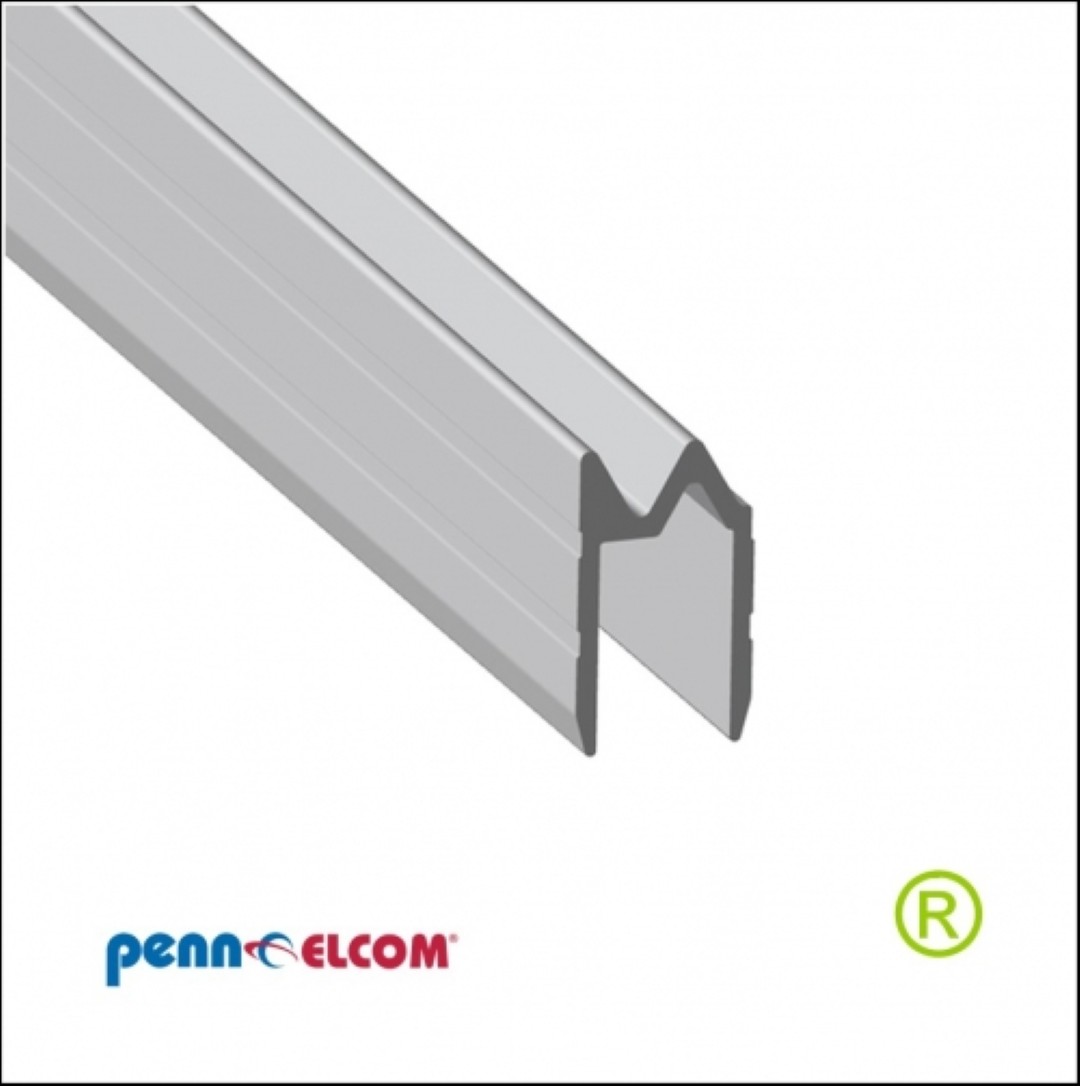 Sluitprofiel 9.5mm omkeerbaar EG-0581 per meter