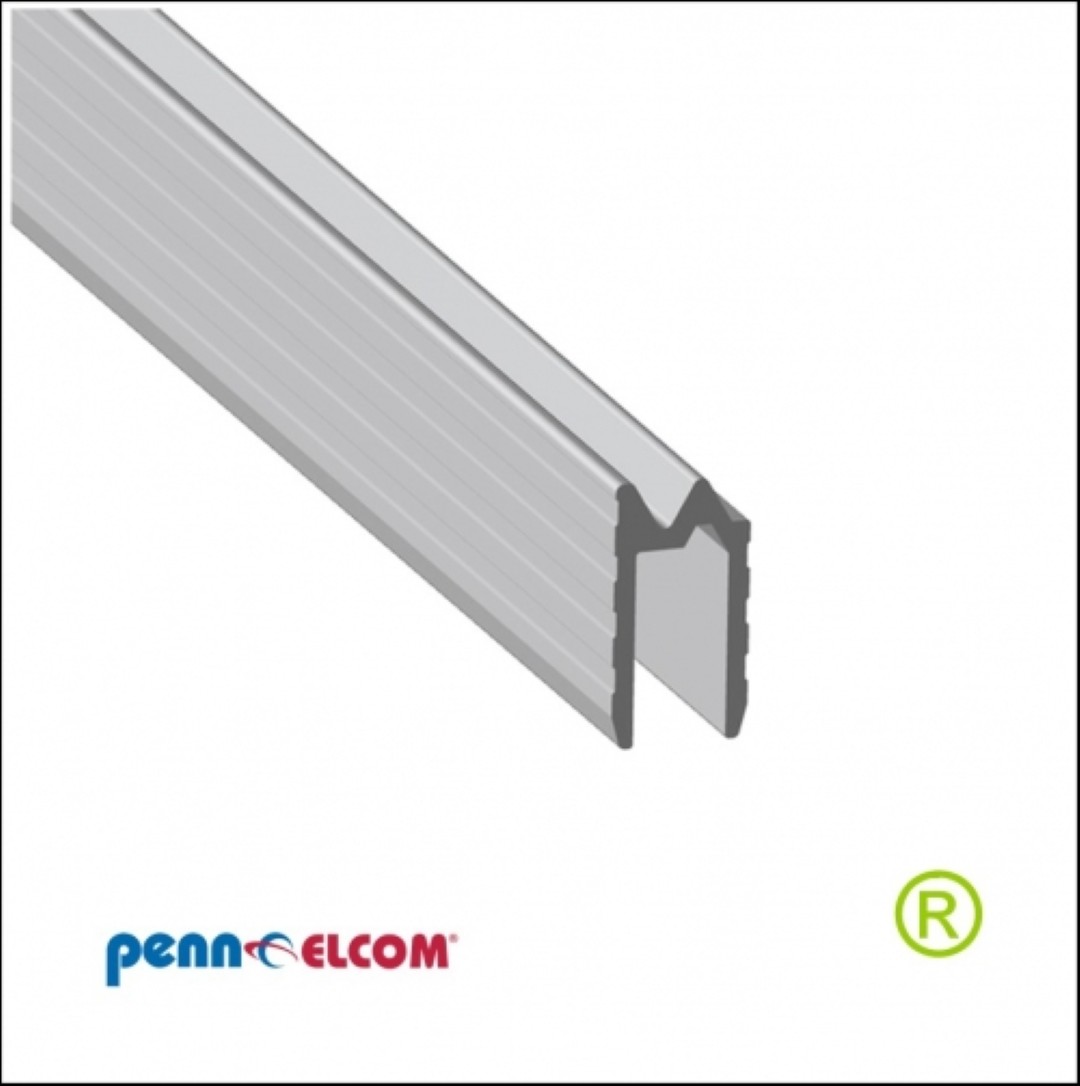 Sluitprofiel 6.8mm omkeerbaar EG-0300 per 165cm