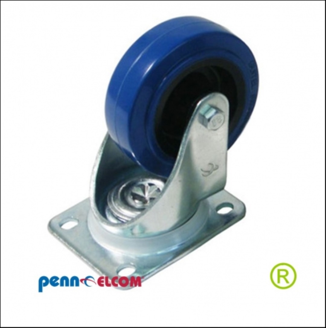 zwenkwiel blauw 10cm W0990