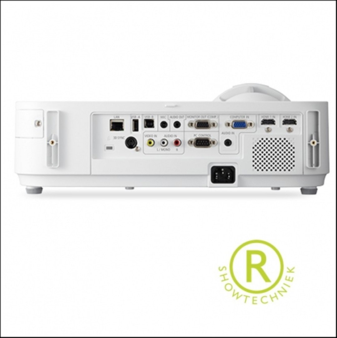 Beamer Short Trow 3.500 Ansi lumens DLP Nec MC333XS verhuur