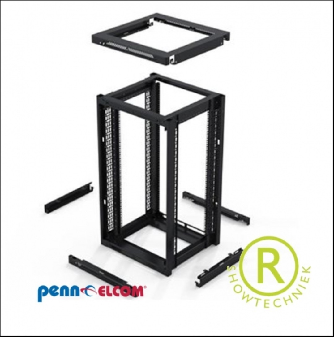 Serverrek 19inch installatierek 100 cm diep 32 Eh. R4106-32Uk inclusief verzendkosten