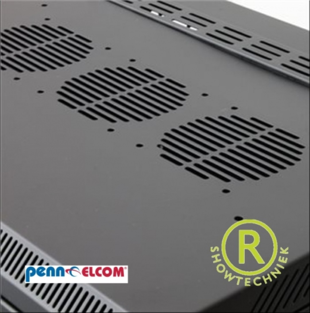 Serverrek WM Rack 600mm x 18U, Vented Door 10-32 Black R6618