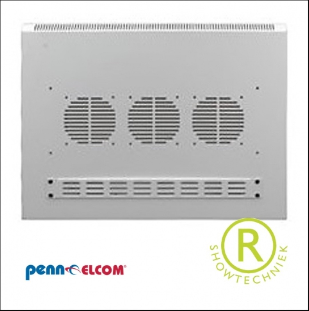 Serverrek WM Rack 450mm x 12 Eh glazendeur R6412-M6 wit