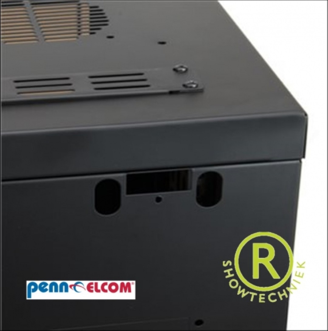 Serverrek WM Rack 450mm x 6 Eh glazendeur R6406-M6 zwart