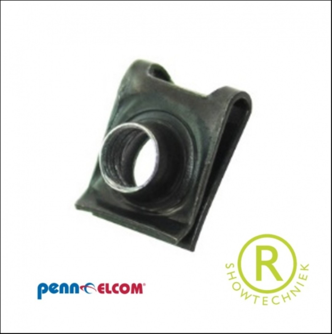 Klemmoer voor 19inch rekprofiel staal PM6CNK
