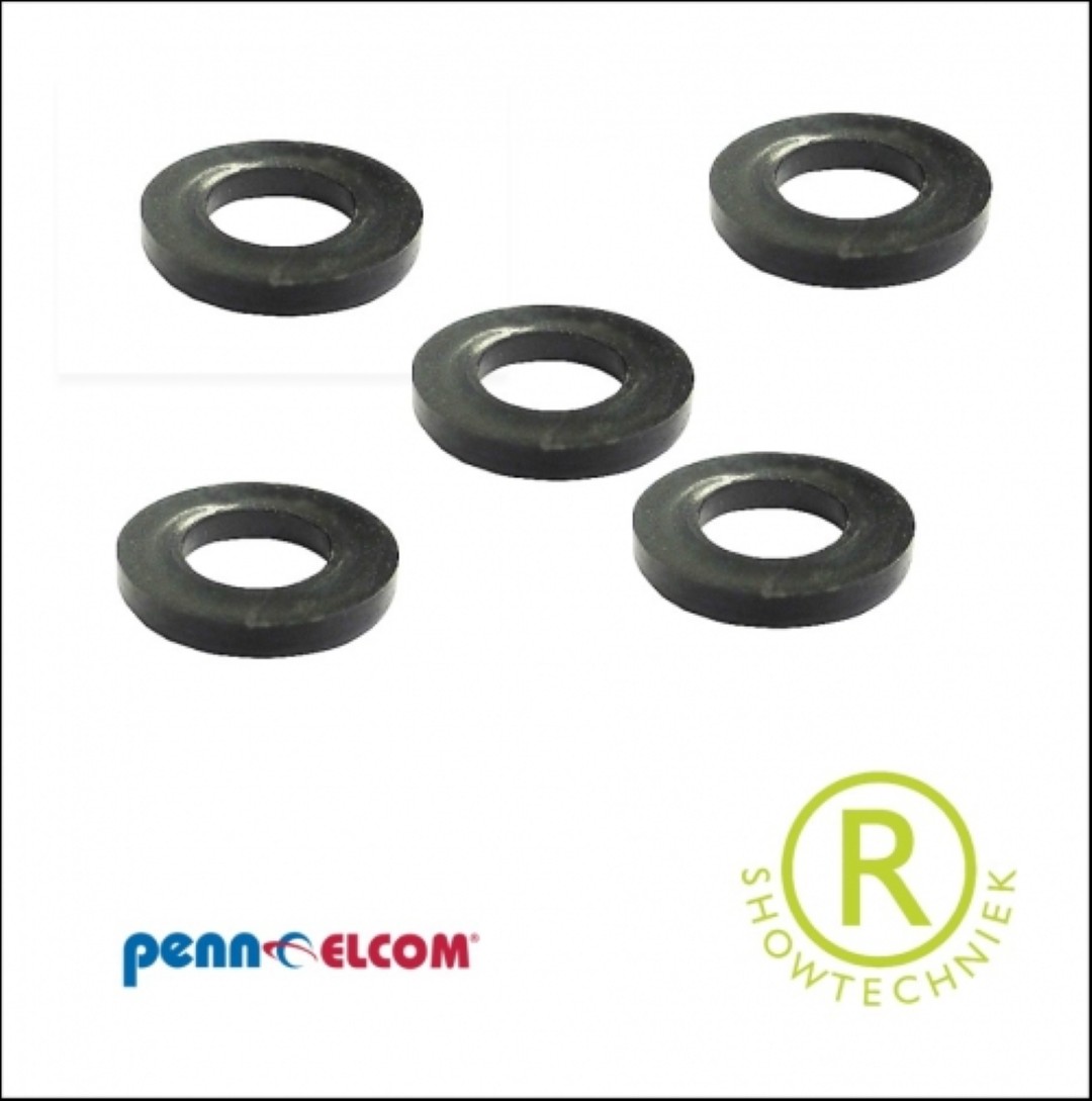 Platte nylonring M6 per 100 stuks SG-6190