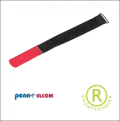 Kabelbandje 25mm breed en 22+6cm lang A2522-600 rood