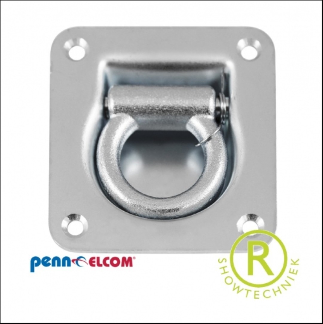 Stalen Kelderluik ring inbouw H1435K zwart