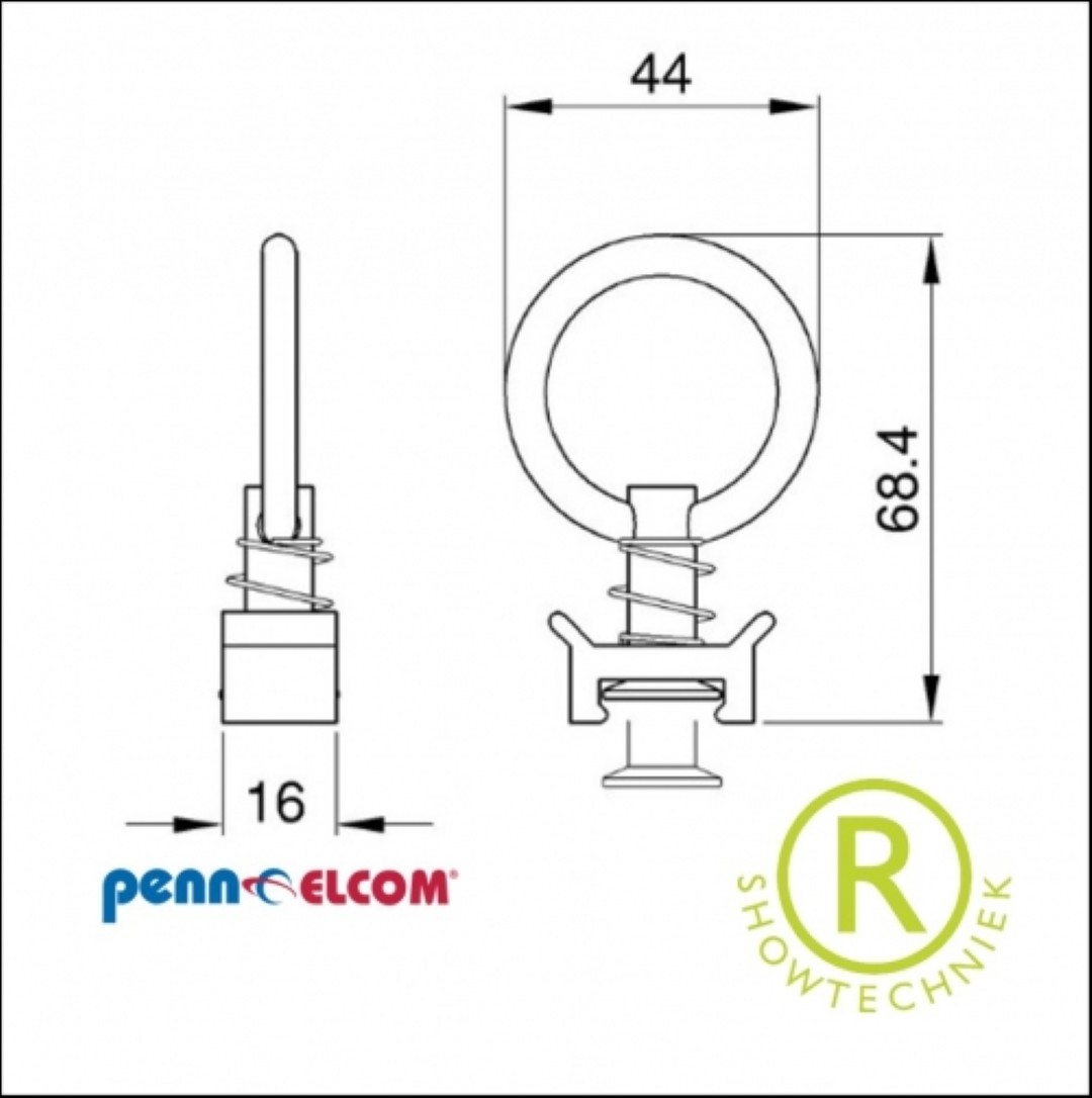 Hijsoog Riggingoog R1434