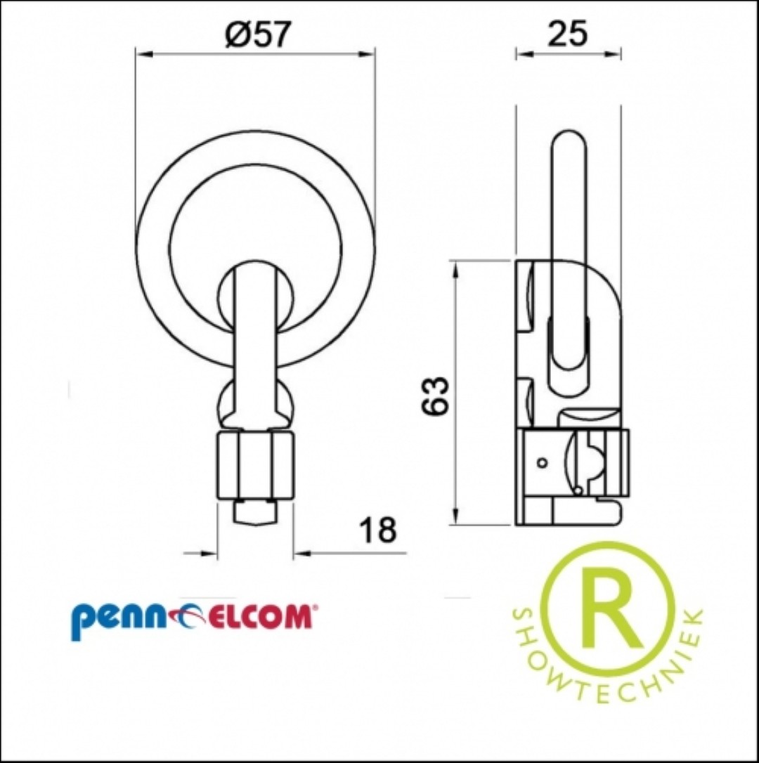 Hijsoog Riggingoog R1437