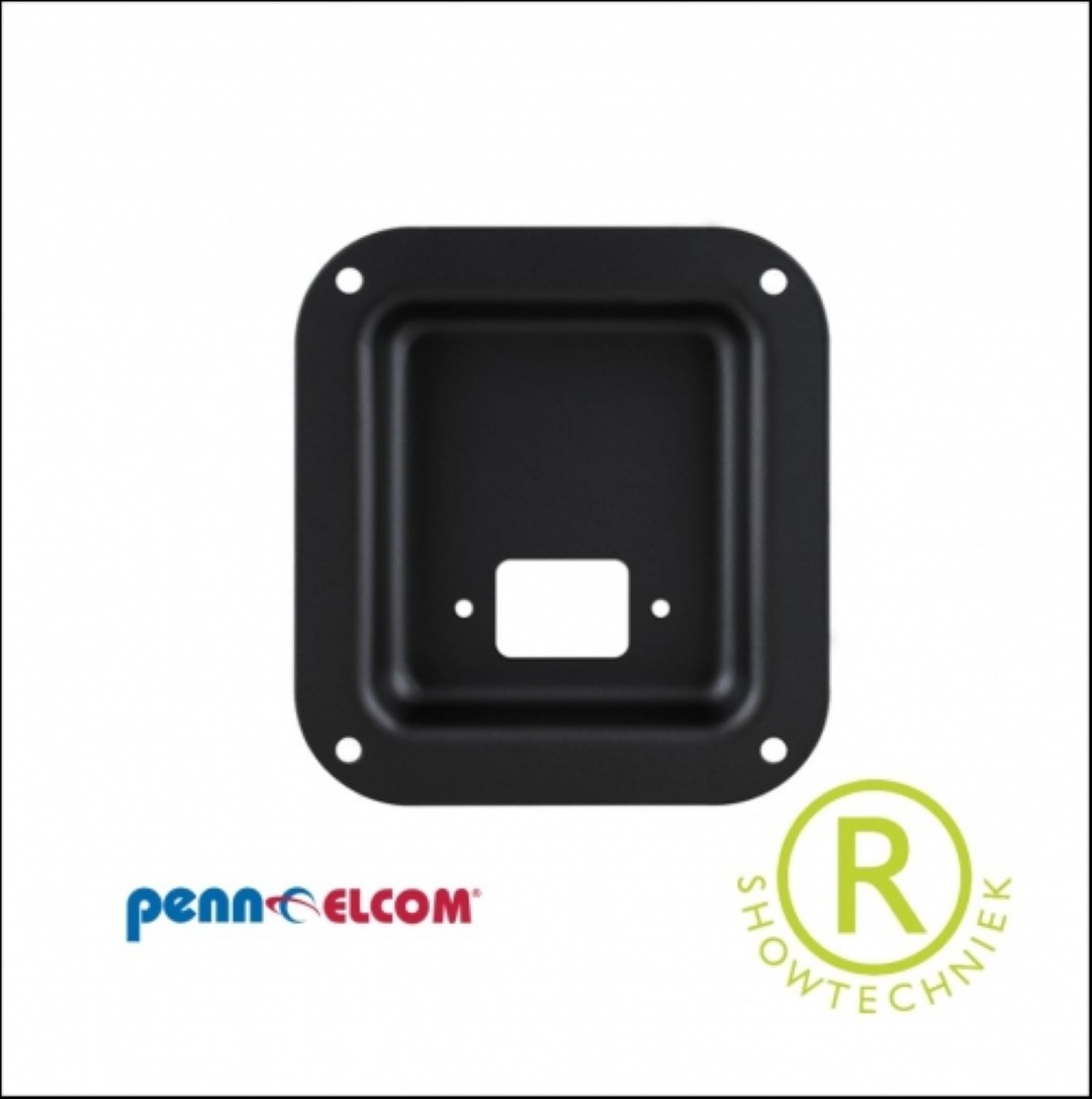 Inbouwkom zwart klein staal IEC D0946/10k