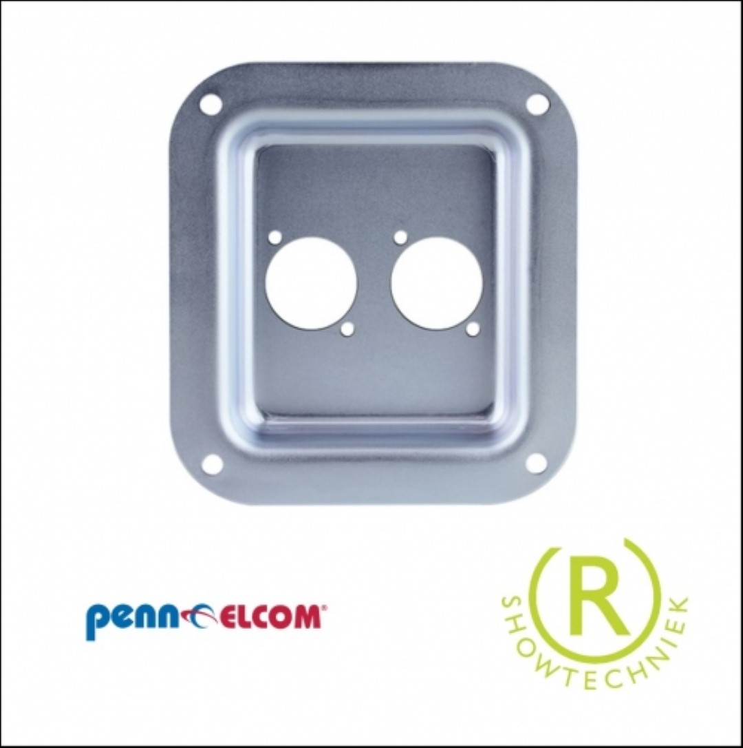 Inbouwschotel klein staal voor 2 Dcon D0947z