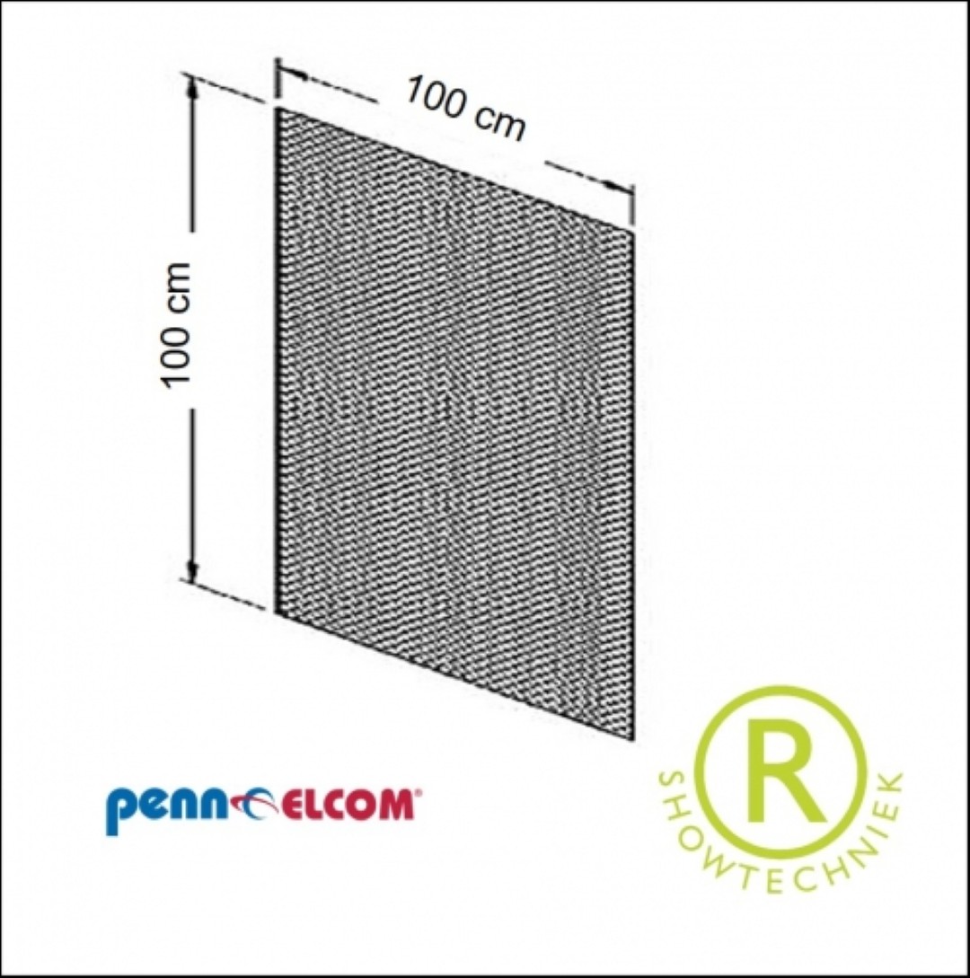 Luidsprekergaas wiebertjes model 100 x 100 cm SQM Strekgaas