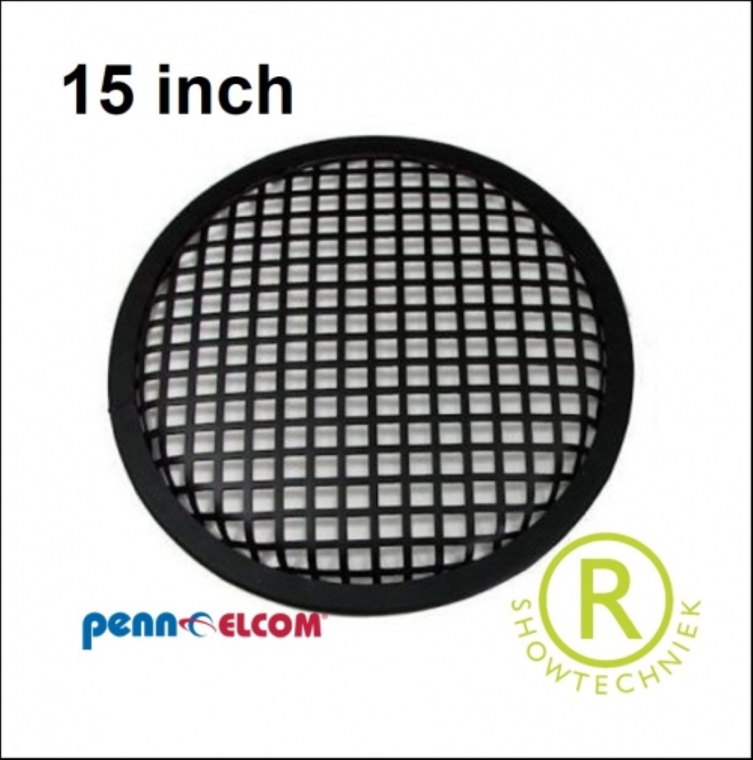 Luidsprekergril met pvc rand 15 inch G15
