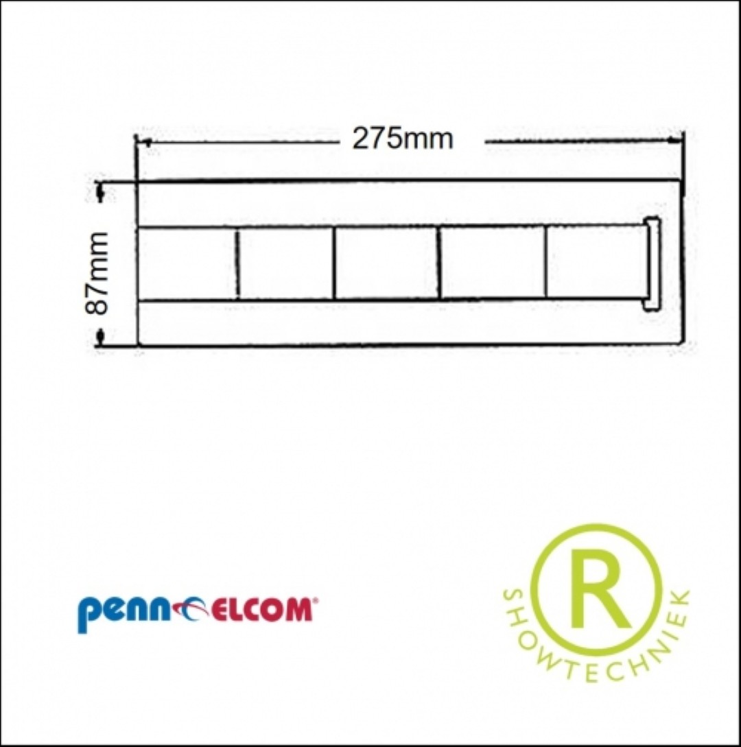 Universele insert houder met klittenband MG-8652 voor 5 toebehoren