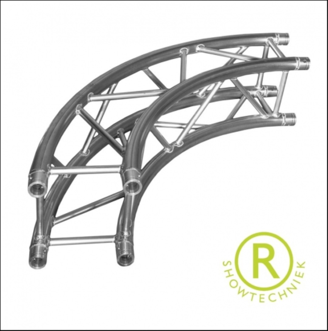 Truss cirkel huren vierkant 30er cirkel 5meter 8delen 29x29cm QTU