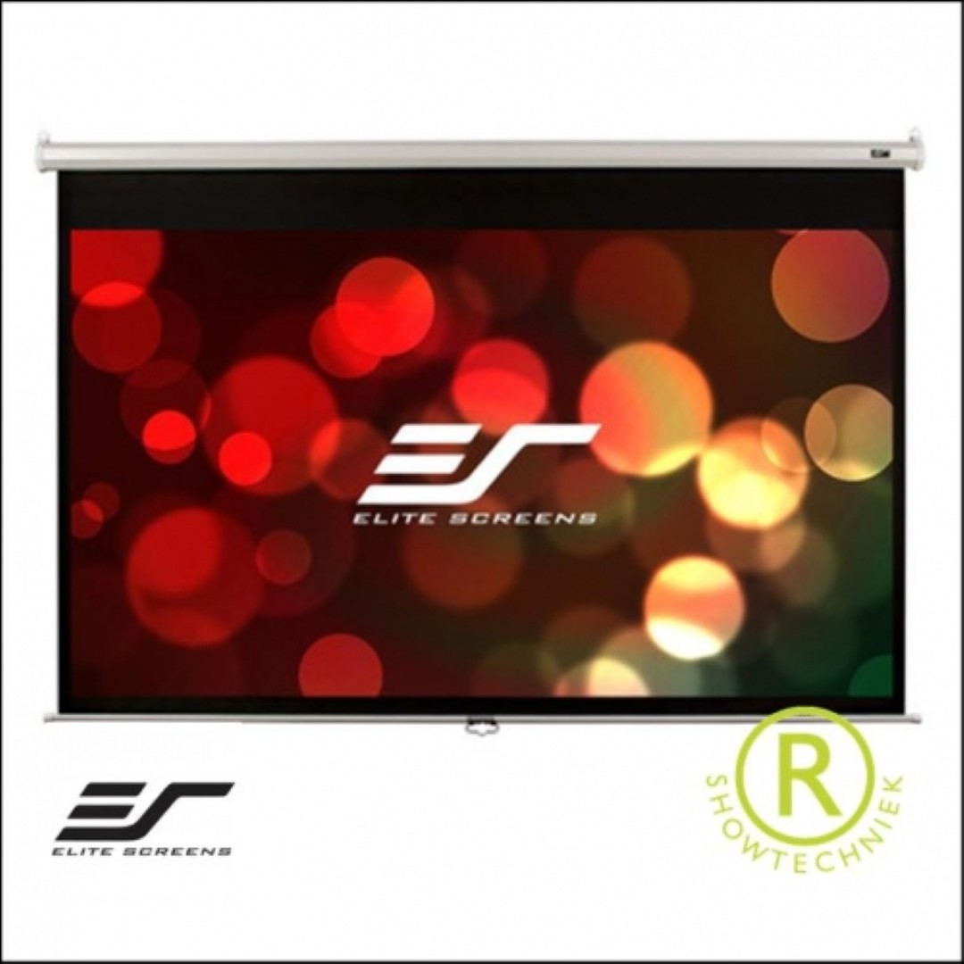 Opzicht projectiescherm handbediend formaat 298,9 x 168,1 cm 16:9 M135XWH2